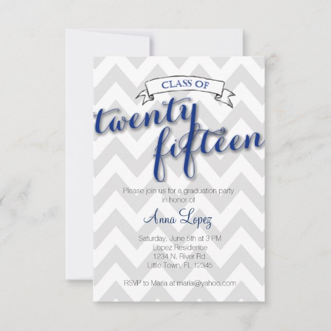 Invitación Partido de Graduación (Anverso)