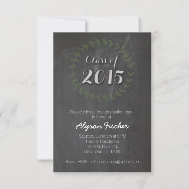 Invitación Partido de Graduación (Anverso)