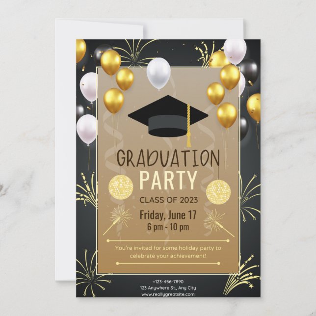 Invitación Partido de Graduación (Anverso)