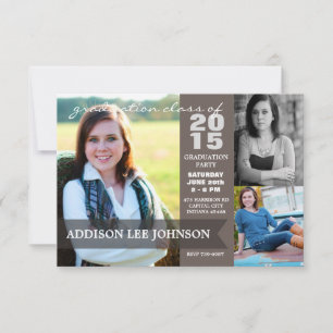 Invitación Partido de Graduación 2015 - Collage de banners el