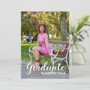 Invitación Partido de Graduación 2025 Foto - Script de Moda