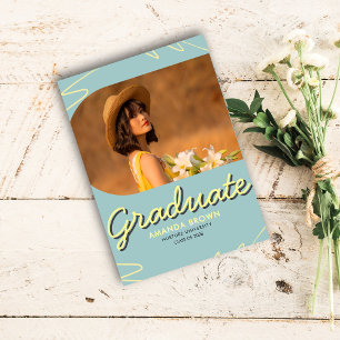 Invitación Partido de Graduación 2025 Simple Elegant Trendy