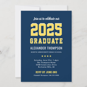 Invitación Partido de Graduación Amarilla de la Marina de Gra