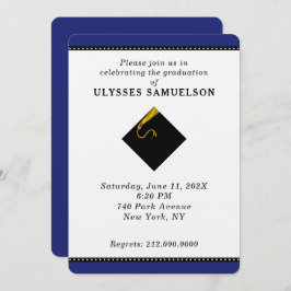 Invitación Partido de Graduación Azul