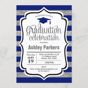 Invitación Partido de Graduación - Bandas azules de la marina
