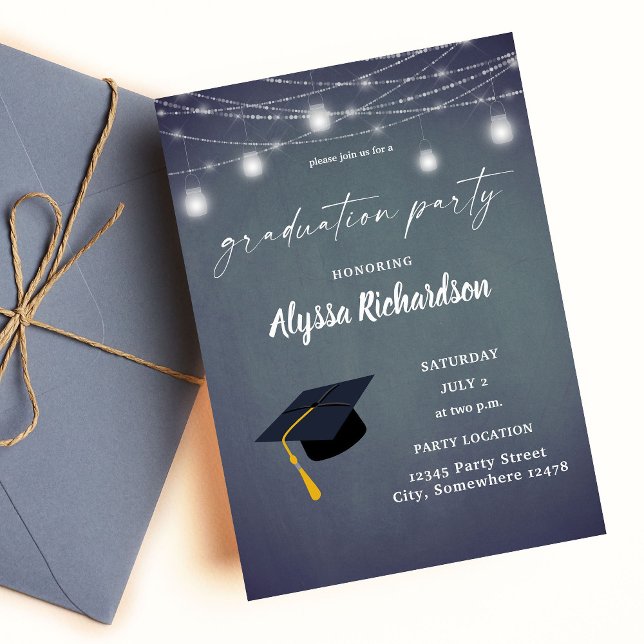 Invitación Partido de Graduación BlueG del Gorra de Graduació (Subido por el creador)