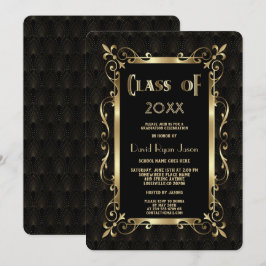 Invitación Partido de Graduación de Arte de Oro de los 20 de 