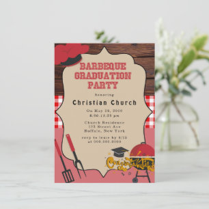 Invitación Partido de Graduación de Barbeque