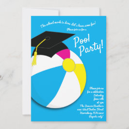 Invitación Partido de Graduación de Bola de Playa Fiesta de P