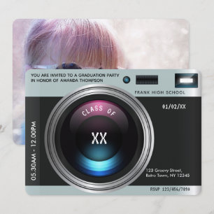 Invitación Partido de Graduación de Cámara Retro