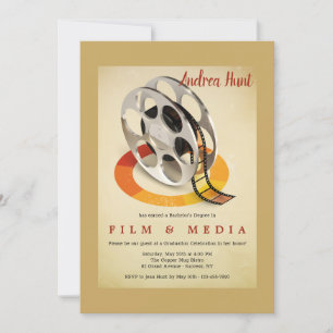 Invitación Partido de graduación de cine y medios