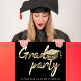 Invitación Partido de Graduación de Descarga Instantánea Gold