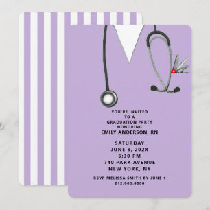 Invitación Partido de Graduación de Enfermeras Creativas