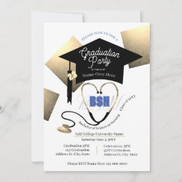 Invitación Partido de Graduación de Enfermeras Editables de m