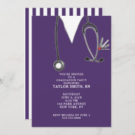 Invitación Partido de Graduación de Enfermeras Modernas