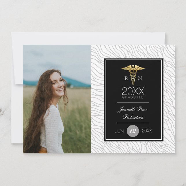 Invitación Partido de Graduación de Enfermería de Oro | INVIT (Anverso)