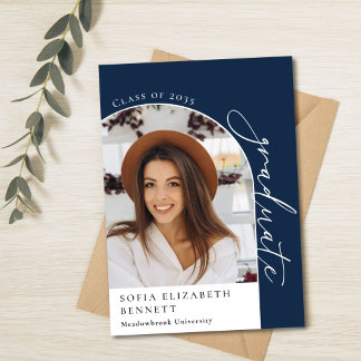 Invitación Partido de Graduación de Foto Arco Azul de la Mari
