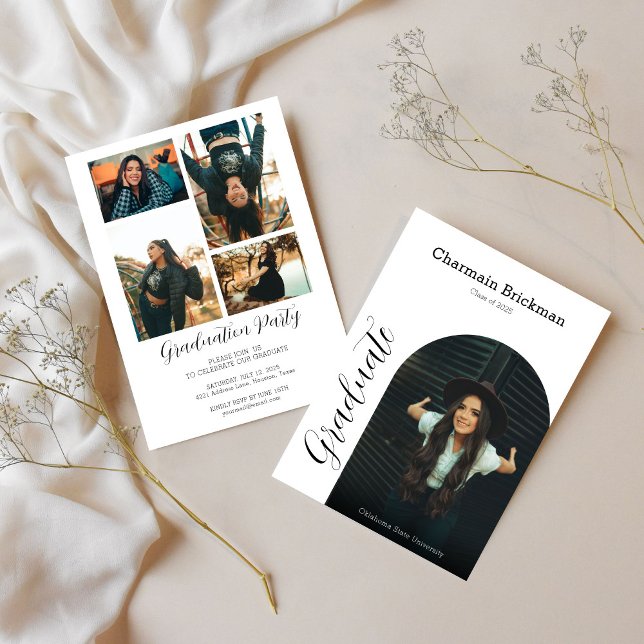 Invitación Partido de Graduación de Foto Arco Moderno (Subido por el creador)