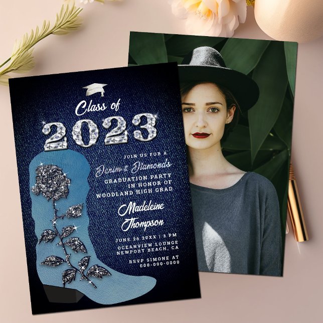 Invitación Partido de Graduación de Foto de Bota de Nieve de  (Subido por el creador)