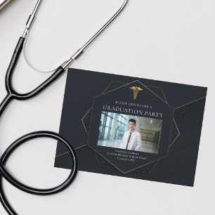 Invitación Partido de Graduación de Foto de Escuela de Medici