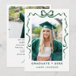 Invitación Partido de Graduación de FOTO I de la cinta de bod