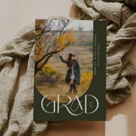 Invitación Partido de Graduación de Foto Minimalista del Arco