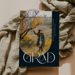 Invitación Partido de Graduación de Foto Minimalista del Arco