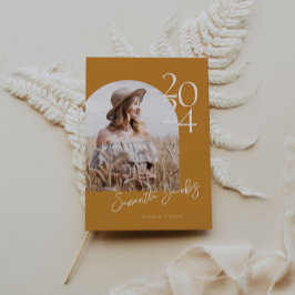 Invitación Partido de Graduación de Foto Minimalista Moderna 