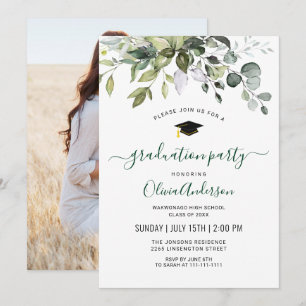Invitación Partido de Graduación de FOTO por Eucalipto de col