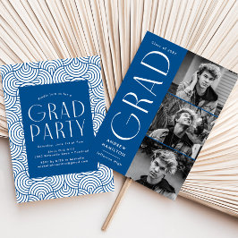 Invitación Partido de Graduación de Fotografía Azul 3 de Simp