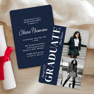 Invitación Partido de Graduación de Fotografía Azul de la Mar