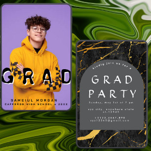 Invitación Partido de Graduación de Fotografía Colorida y Sim