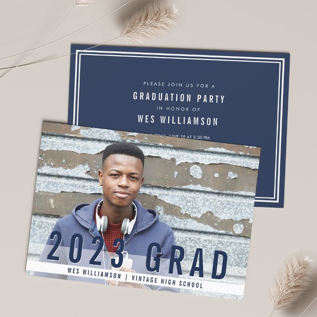 Invitación Partido de Graduación de Fotografía de Blues Moder (Subido por el creador)