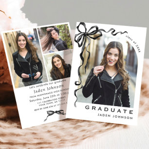 Invitación Partido de graduación de FOTOGRAFÍA de Bow Neutral
