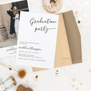 Invitación Partido de Graduación de Fotografía de Escuela Sec