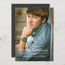 Invitación Partido de Graduación de Fotografía de Graduado Ca