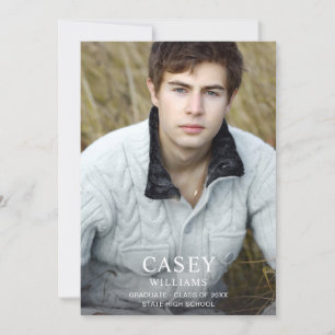 Invitación Partido de Graduación de Fotografía de Nombre de M