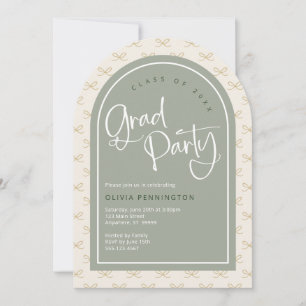 Invitación Partido de Graduación de Fotografía de Oro Verde c