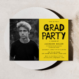 Invitación Partido de Graduación de Fotografía de Pintura de