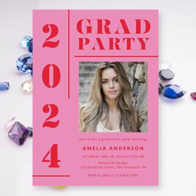 Invitación Partido de Graduación de Fotografía de Tipografía  (Subido por el creador)