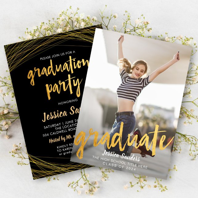 Invitación Partido de Graduación de Fotografía de Tipografía  (Subido por el creador)