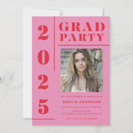Invitación Partido de Graduación de Fotografía de Tipografía 