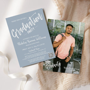 Invitación Partido de Graduación de Fotografía del Código QR