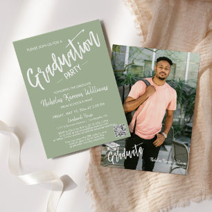 Invitación Partido de Graduación de Fotografía del Código QR