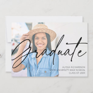 Invitación Partido de Graduación de Fotografía H de Script de