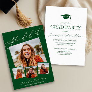 Invitación Partido de Graduación de Fotografía invita a la In