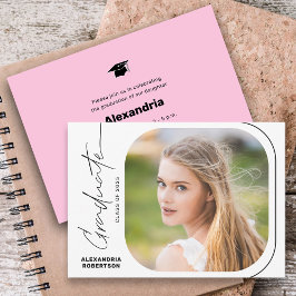 Invitación Partido de Graduación de Fotografía Mínima de Guió