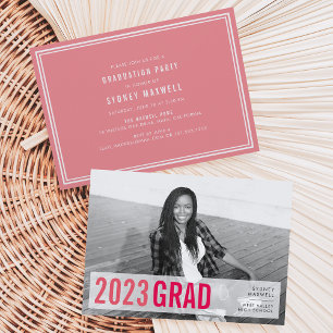 Invitación Partido de Graduación de Fotografía Moderna del Po