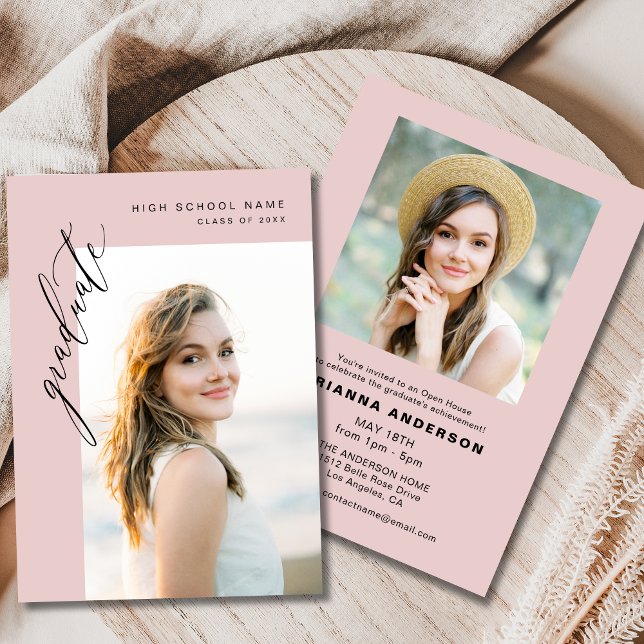 Invitación Partido de Graduación de Fotografía Moderna Minima (Subido por el creador)