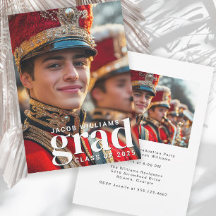 Invitación Partido de Graduación de Fotografía Moderno de Ban